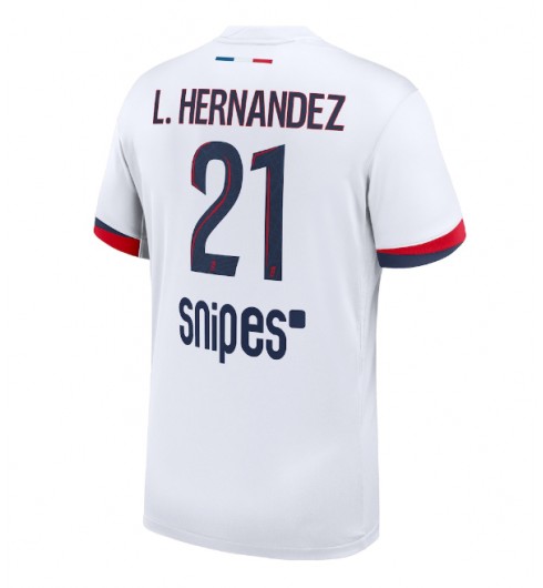 Paris Saint-Germain Lucas Hernandez #21 Venkovní Dres 2025-26 Krátký Rukáv Paris Saint-Germain Lucas Hernandez #21 Venkovní Dres 2025-26 Krátký Rukáv